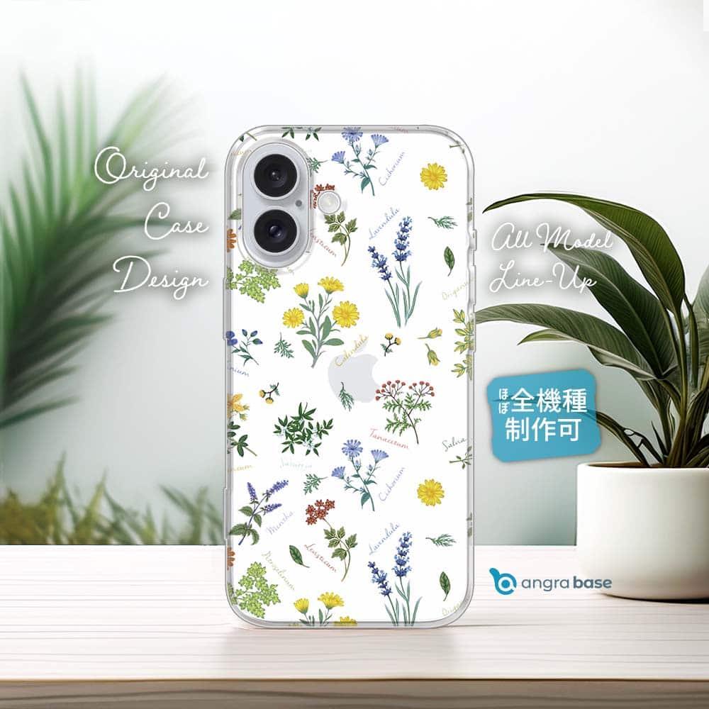 iPhone17e/iPhone17/iPhone Air 花柄 全機種対応☆TPUケース ボタニカル柄 | 1枚目