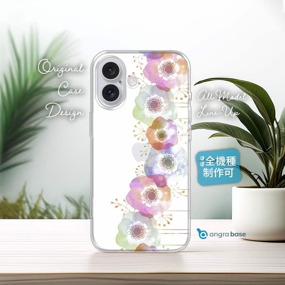 iPhone17e/iPhone17/iPhoneAir 花柄 全機種対応☆TPUケース フラワーシンフォニー | 1枚目