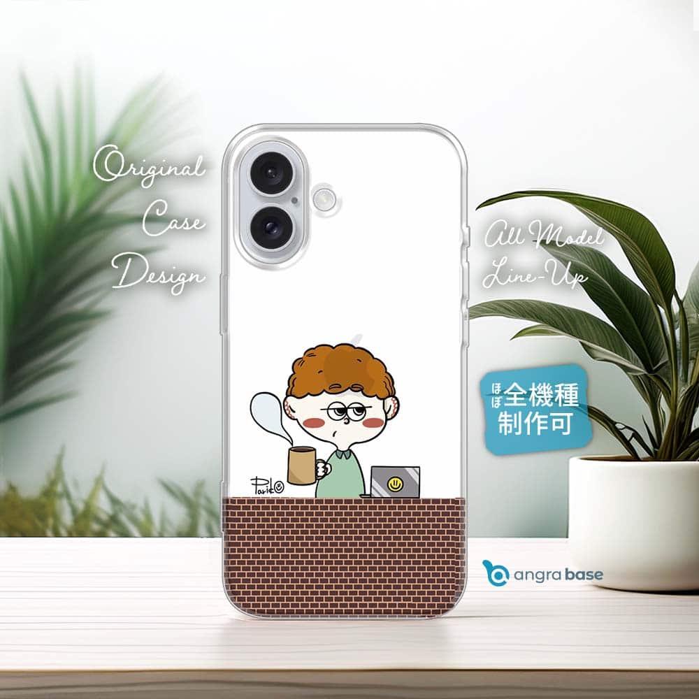 iPhone17e/iPhone17/iPhoneAir アメコミ風 全機種対応☆TPUケース リラックス | 1枚目