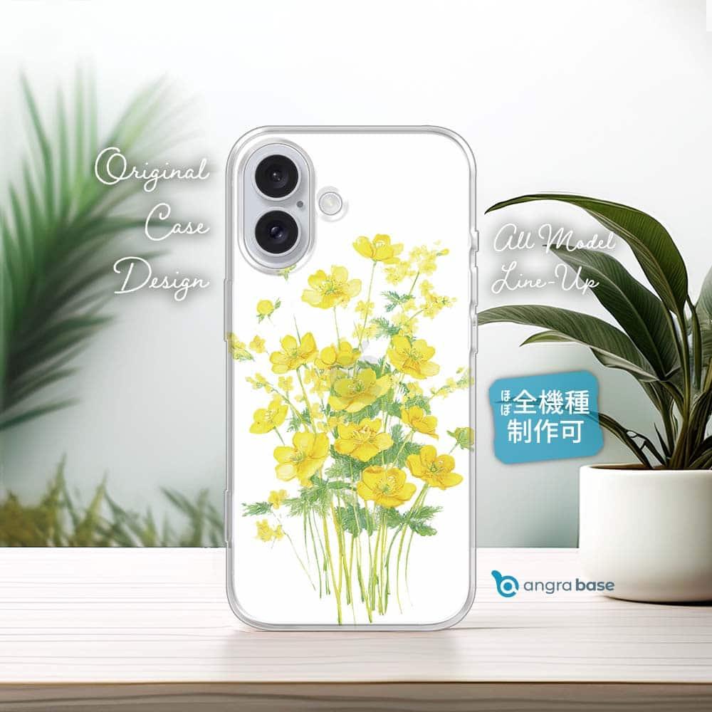 iPhone17e/iPhone17/iPhoneAir 花柄 全機種対応☆TPUケース プランツデザイン 葉の花 | 1枚目