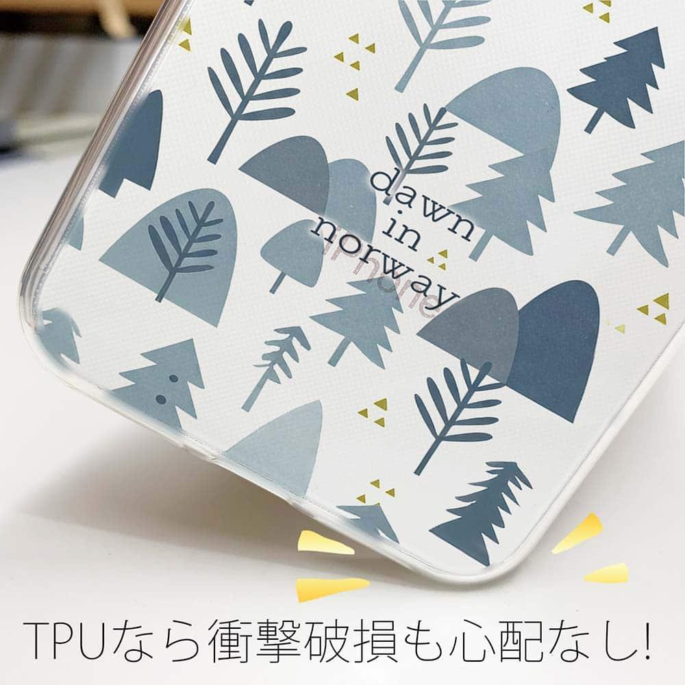iPhone17e/iPhone17/iPhoneAir 森 全機種対応☆TPUケース 北欧デザイン ノルウェーの夜明 | 4枚目