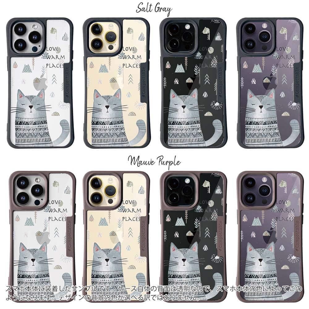 iPhone16/iPhone16e/iPhone16 Pro 猫 コンポスケース 猫は温かい場所が好き | 4枚目