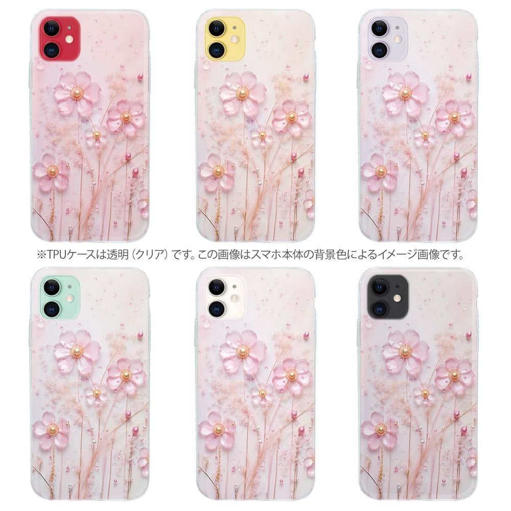 iPhone17/iPhoneAir 花柄 全機種対応☆TPUケース プラスチックフラワー ピンクNo2 | 9枚目