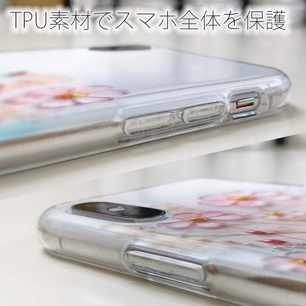 iPhone17/iPhoneAir 花柄 全機種対応☆TPUケース プラスチックフラワー ピンクNo1 | 5枚目