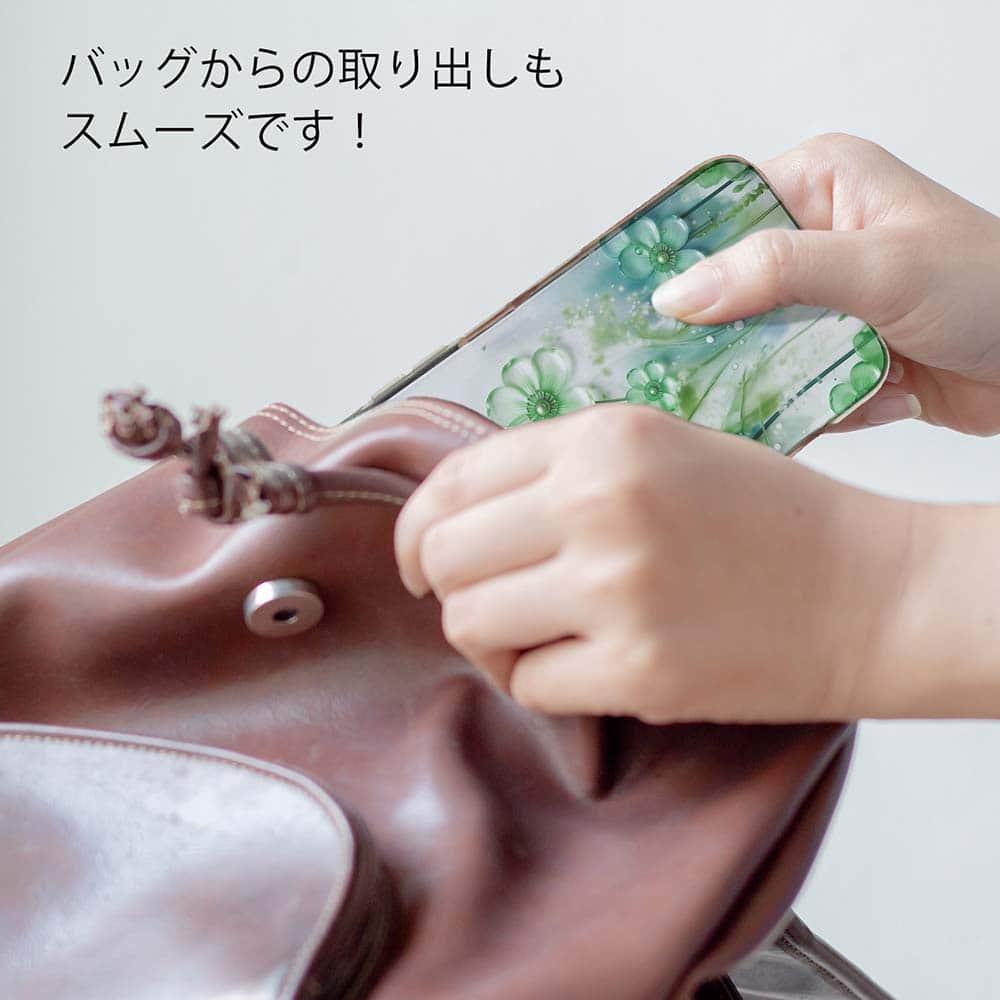 iPhone17/iPhoneAir 花柄 全機種対応☆TPUケース プラスチックフラワー グリーンNo1 | 8枚目