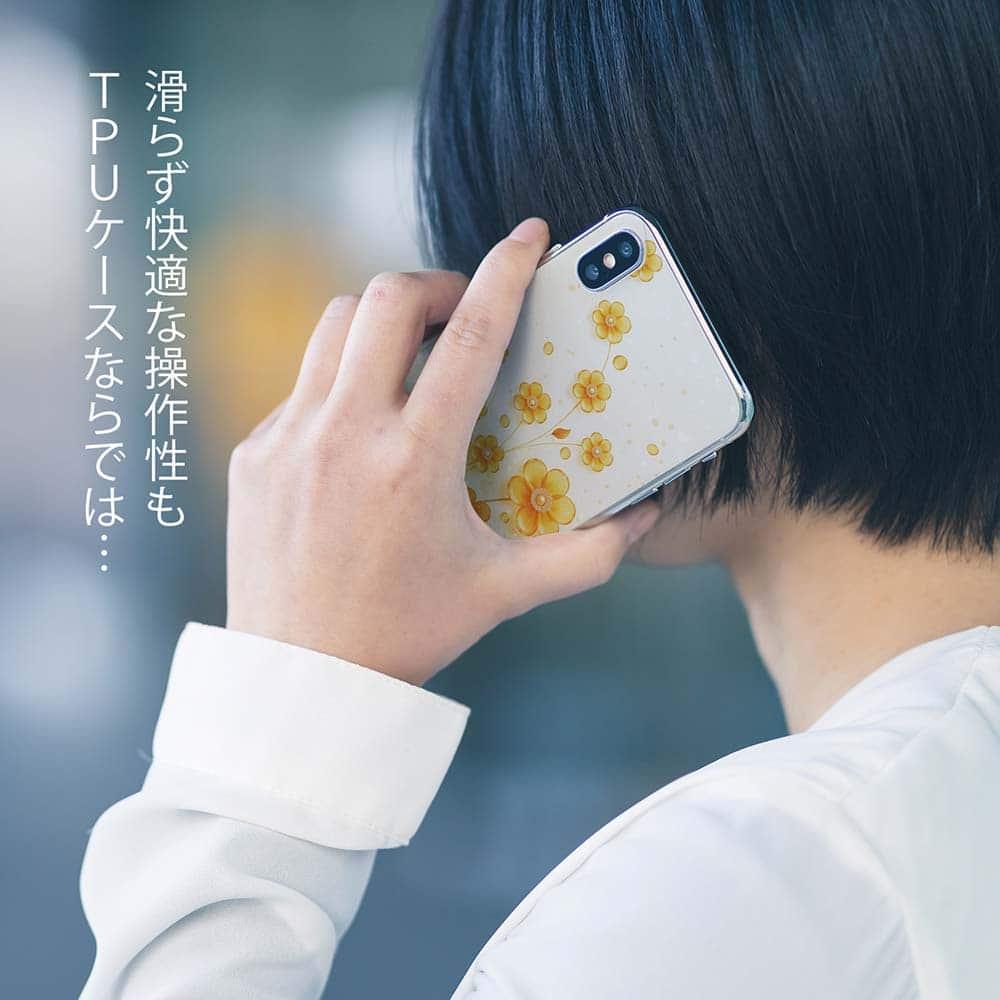 iPhone17/iPhoneAir 花柄 全機種対応☆TPUケース プラスチックフラワー オレンジNo2 | 7枚目