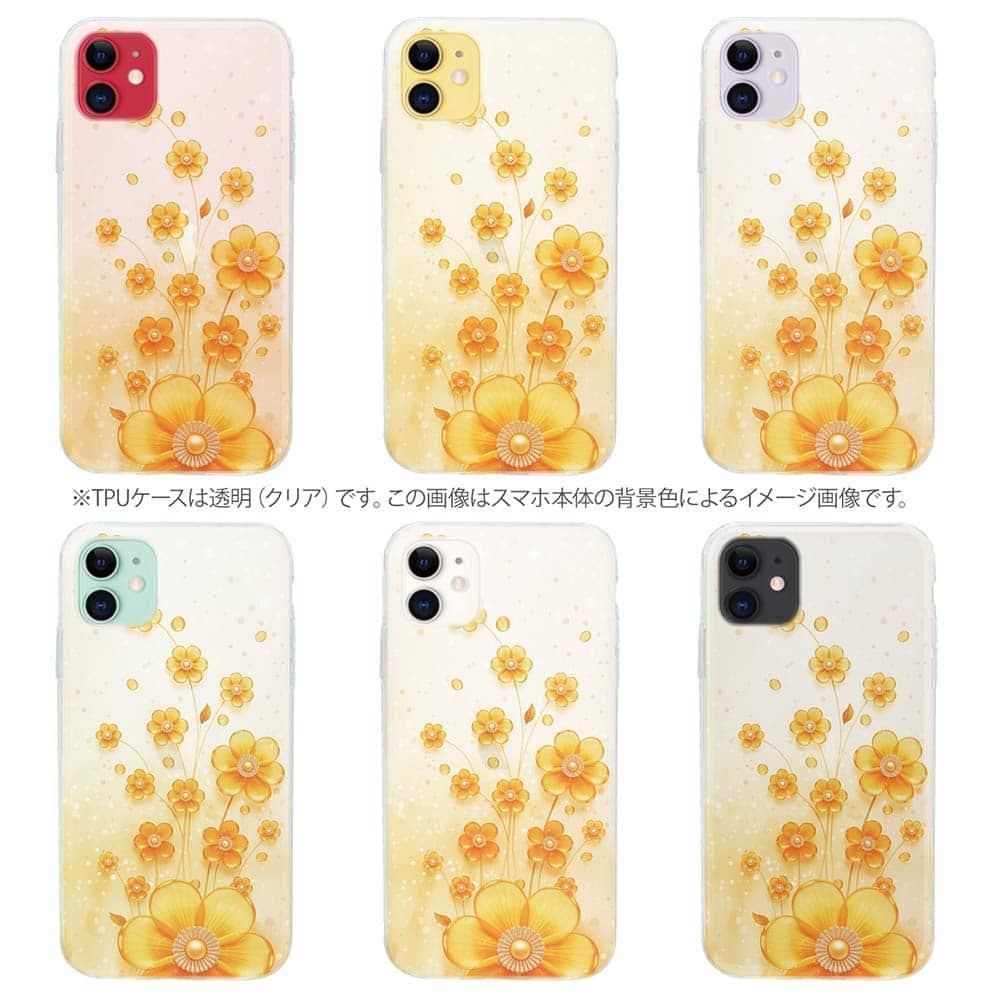 iPhone17/iPhoneAir 花柄 全機種対応☆TPUケース プラスチックフラワー オレンジNo2 | 9枚目
