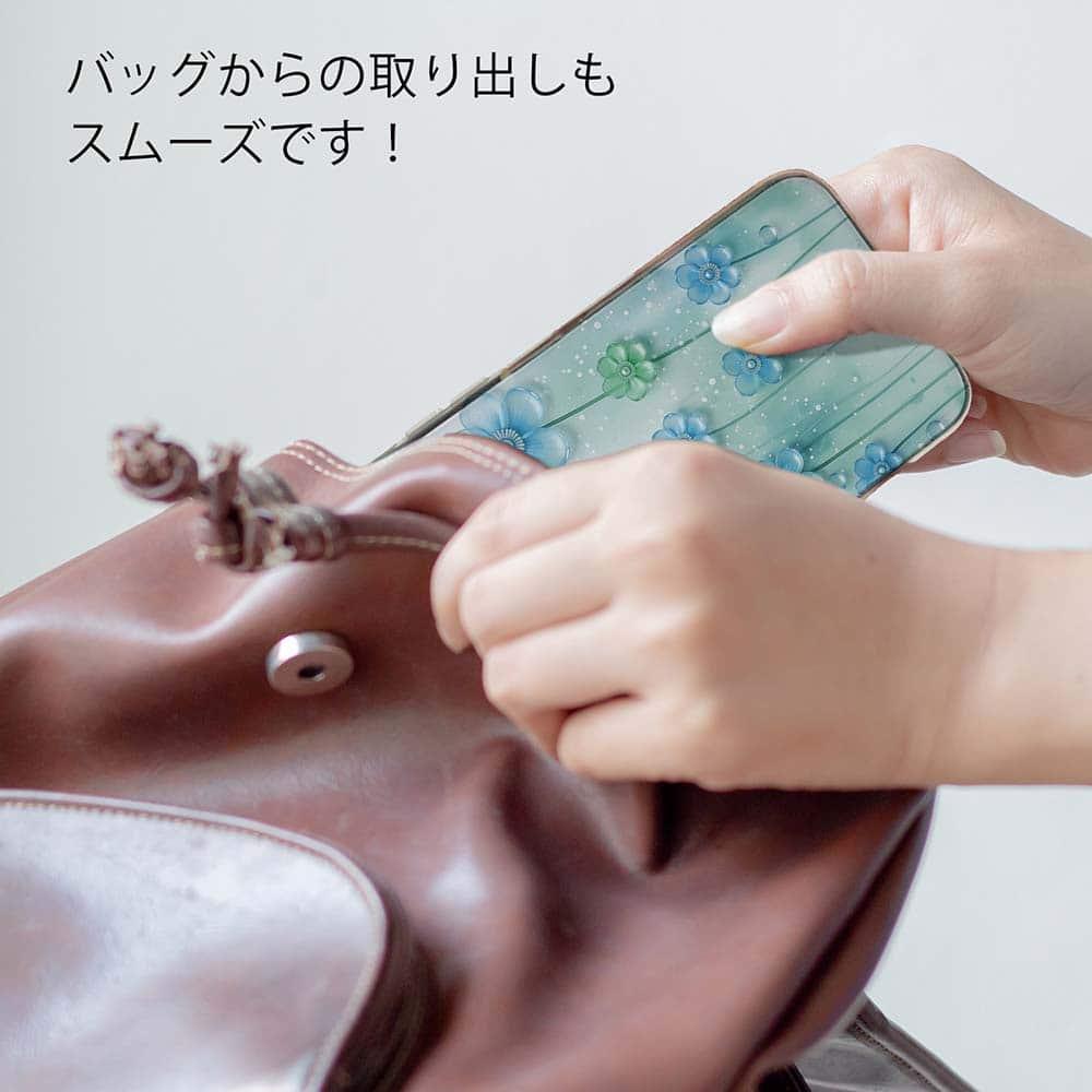 iPhone17/iPhoneAir 花柄 全機種対応☆TPUケース プラスチックフラワー ブルーNo2 | 8枚目