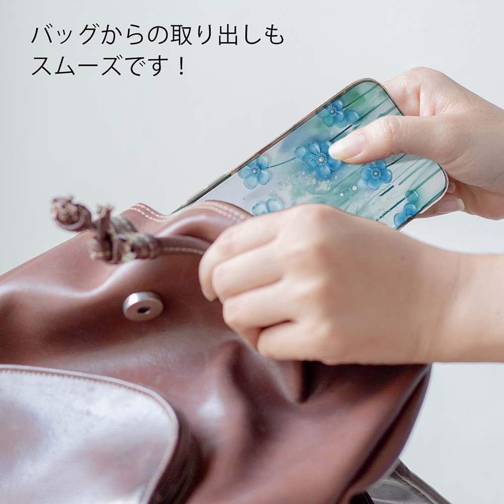 iPhone17/iPhoneAir 花柄 全機種対応☆TPUケース プラスチックフラワー ブルーNo1 | 8枚目