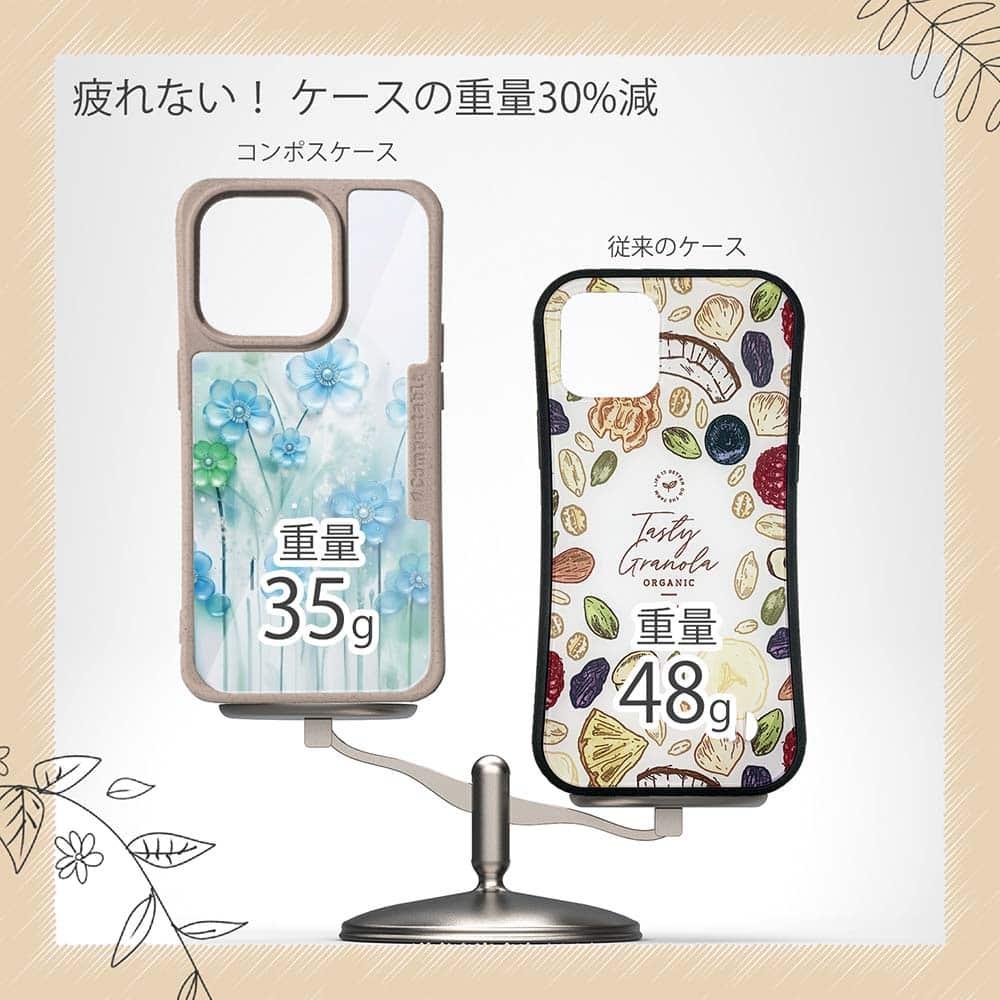 iPhone16/iPhone16e 花柄 コンポスケース プラスチックフラワー ブルーNo1 | 9枚目