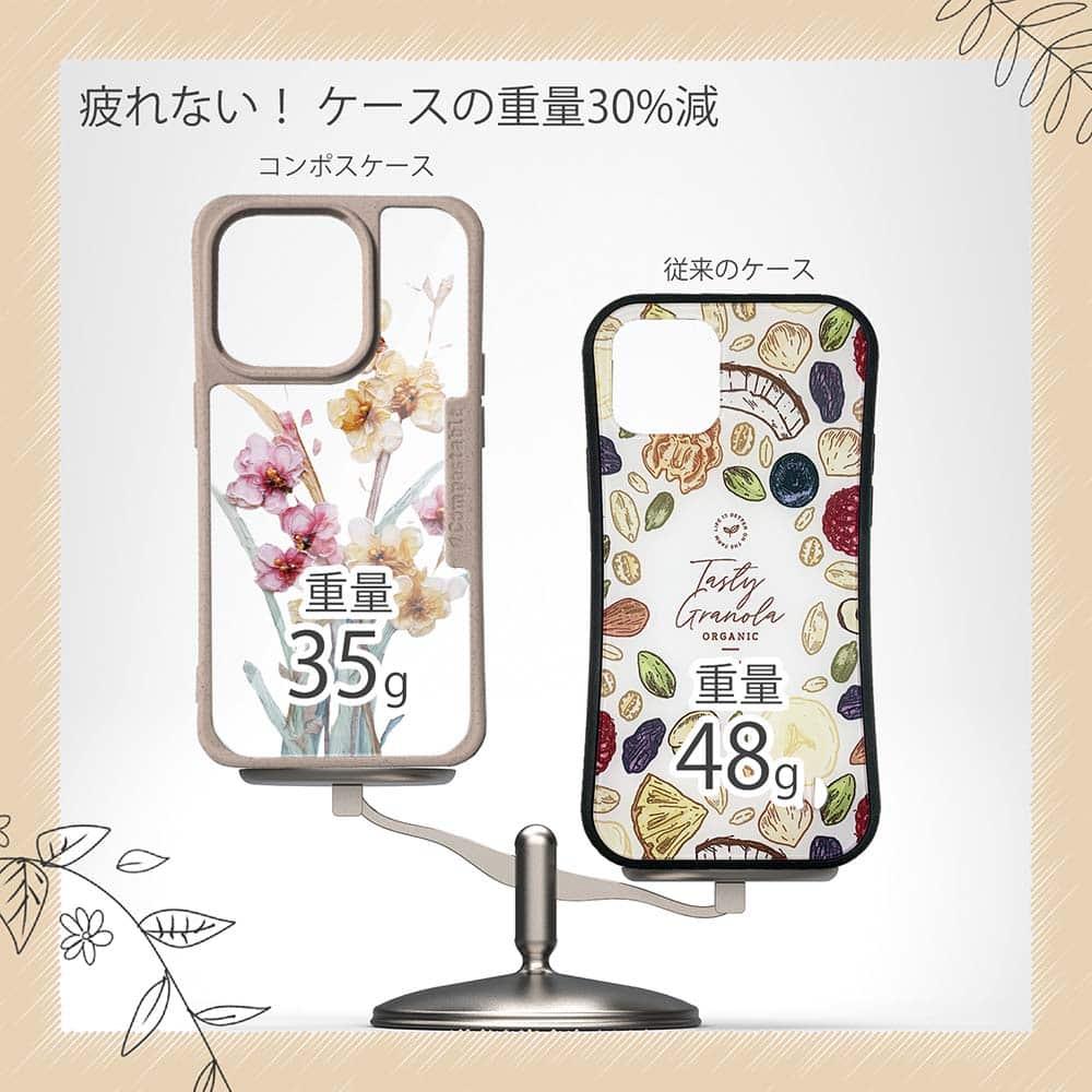 iPhone16/iPhone16e 花柄 コンポスケース 日本の花画風 イエロー | 9枚目