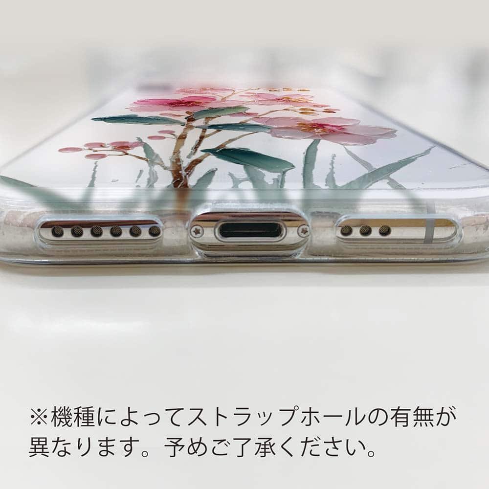 iPhone17/iPhoneAir 花柄 全機種対応☆TPUケース 日本の花画風 ピンク | 6枚目