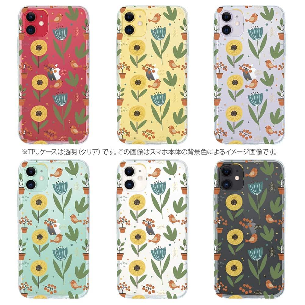 iPhone17/iPhoneAir 花柄 全機種対応☆TPUケース 北欧デザイン 秋の向日葵 | 9枚目