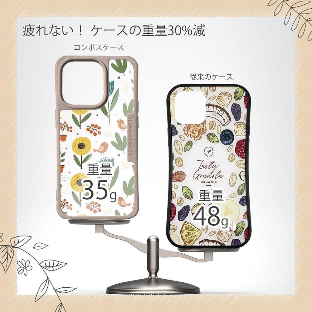 iPhone16/iPhone16e 花柄 コンポスケース 北欧デザイン 秋の向日葵 | 9枚目