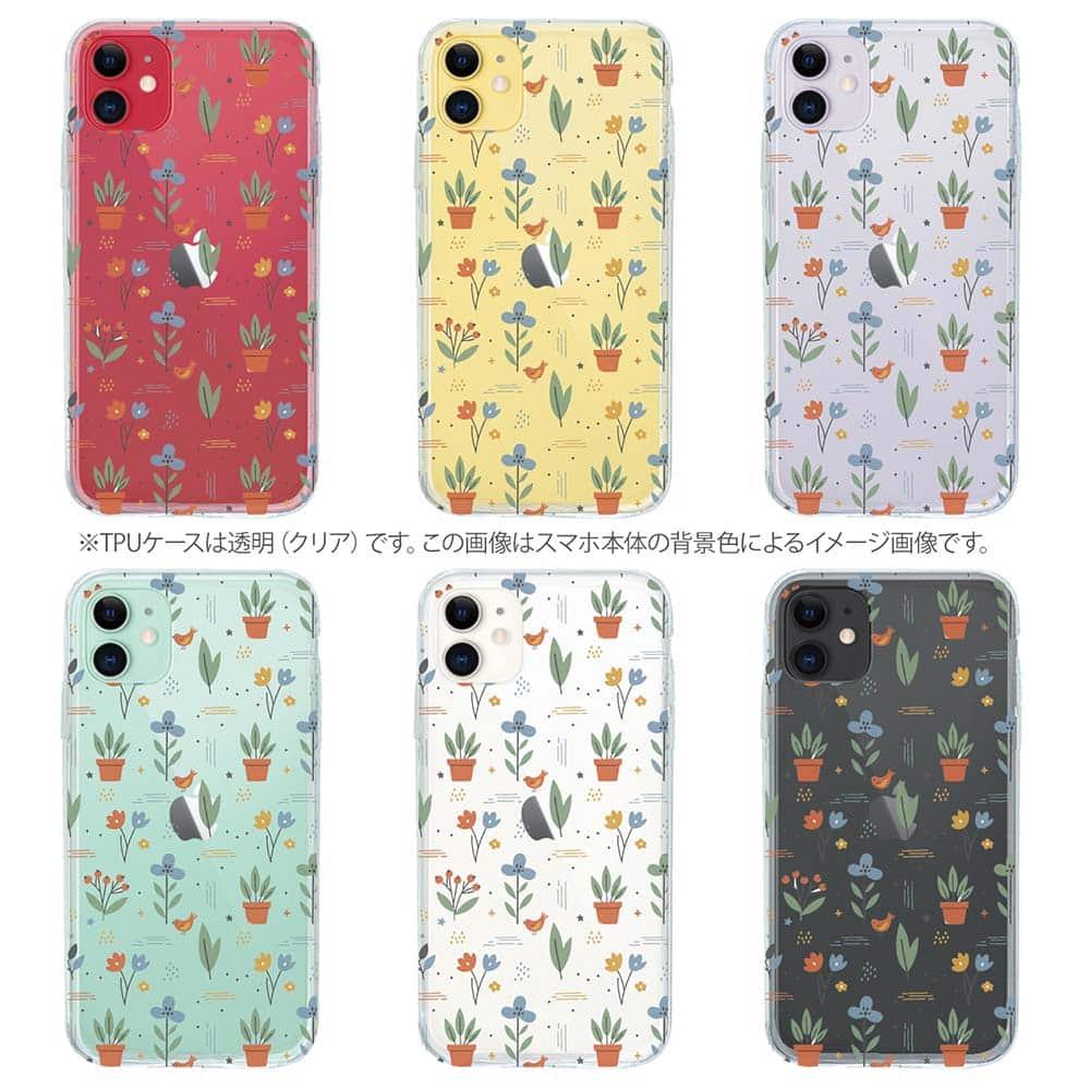 iPhone17/iPhoneAir 花柄 全機種対応☆TPUケース 北欧デザイン ビオトープ | 9枚目