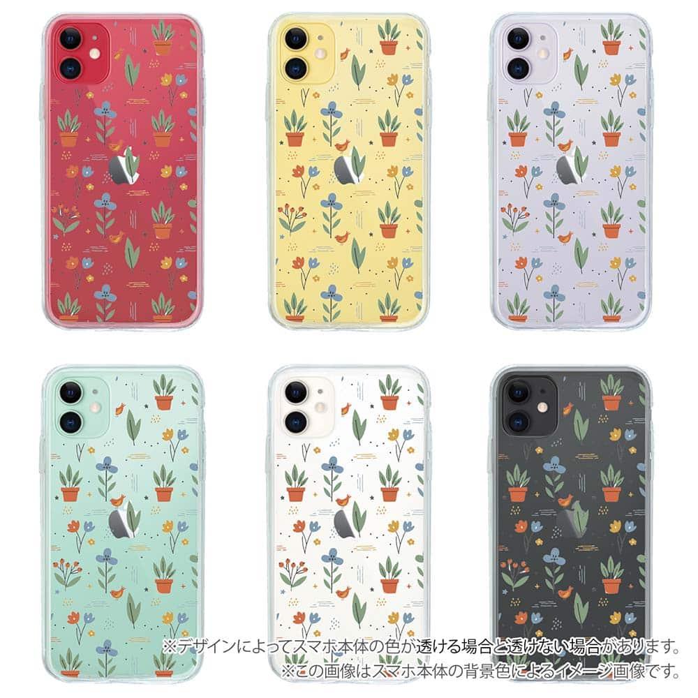 iPhone17 花柄 全機種対応☆【インナーシート/デザインシート】 北欧デザイン ビオトープ | 5枚目