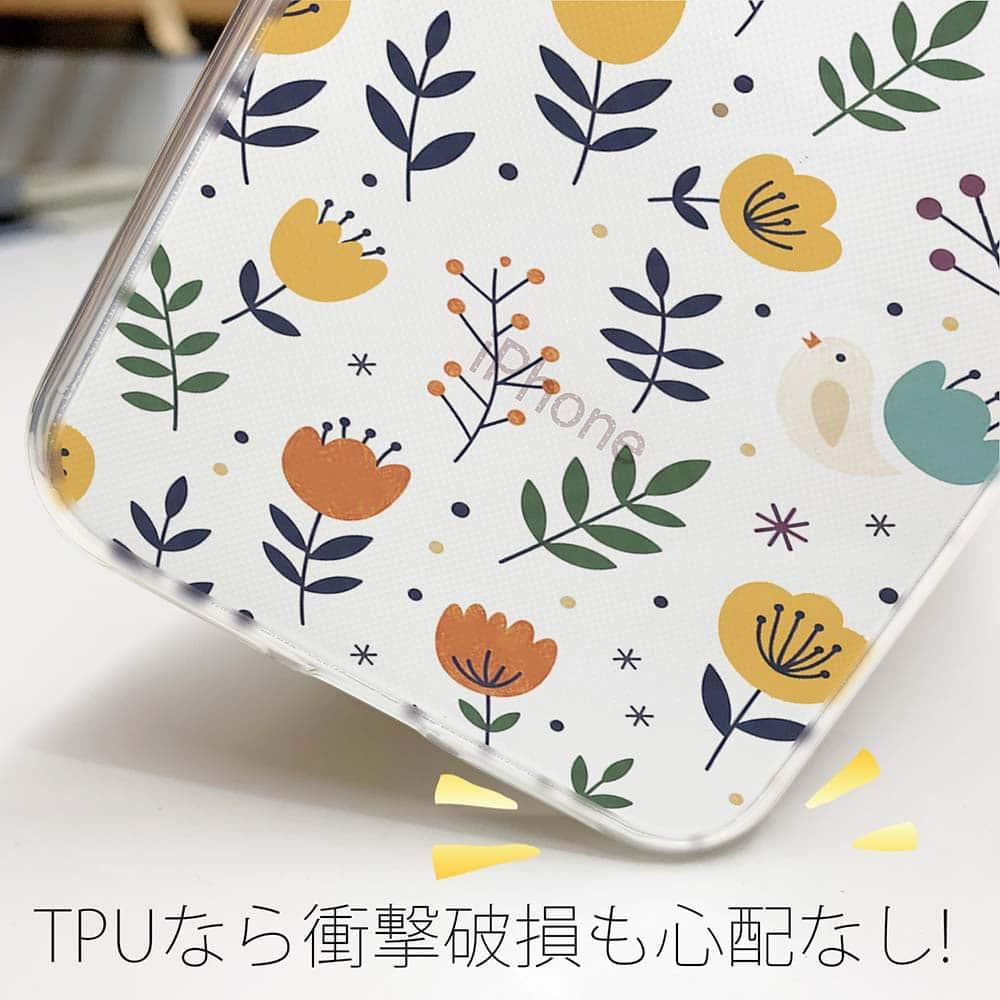iPhone17/iPhoneAir 花柄 全機種対応☆TPUケース 北欧デザイン チューリップ畑 | 4枚目