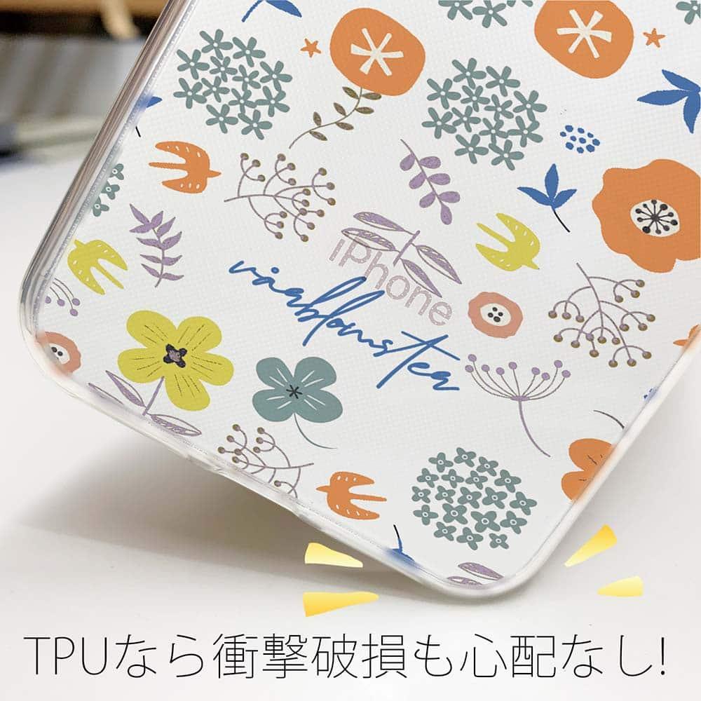 iPhone17/iPhoneAir 花柄 全機種対応☆TPUケース 北欧デザイン 春の花 | 4枚目