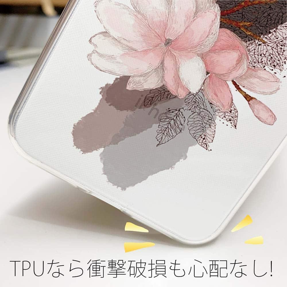 iPhone17/iPhoneAir/iPhone17Pro 花柄 全機種対応☆TPUケース ニュアンス・ライトピンク | 4枚目