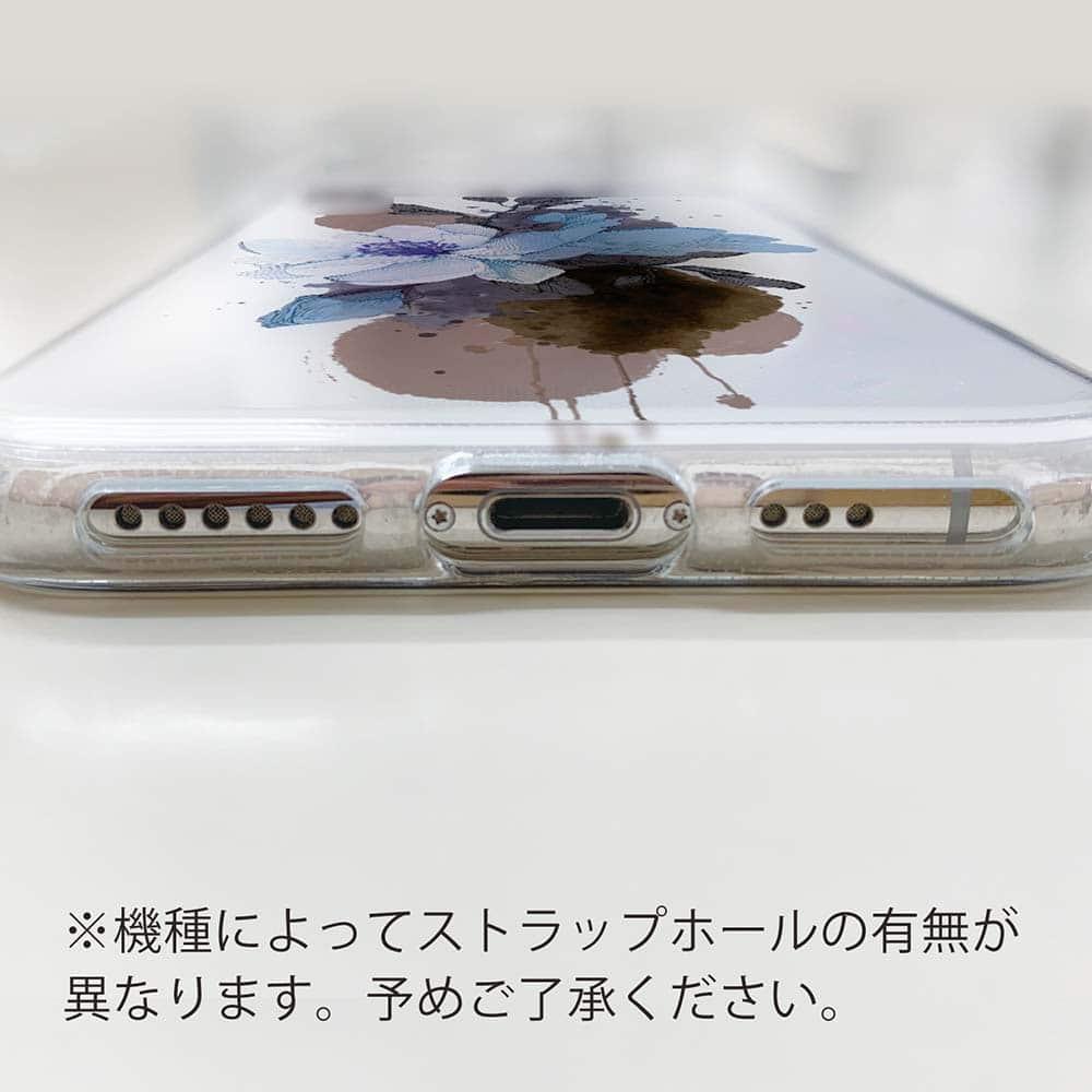 iPhone17/iPhoneAir/iPhone17Pro 花柄 全機種対応☆TPUケース ニュアンス・ペールブルー | 6枚目