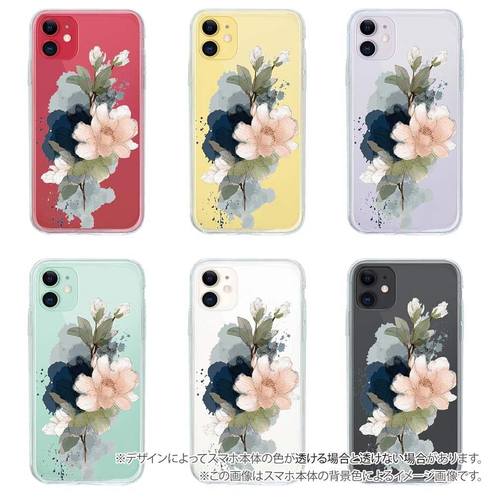 iPhone17/iPhoneAir 花柄 全機種対応☆【インナーシート/デザインシート】 ニュアンス・パウダーピンク | 5枚目