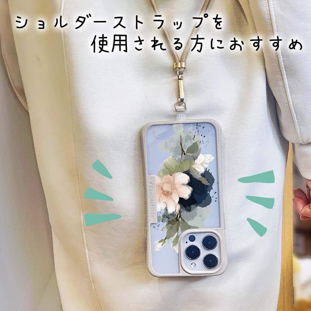 iPhone17/iPhoneAir 花柄 全機種対応☆【インナーシート/デザインシート】 ニュアンス・パウダーピンク | 9枚目