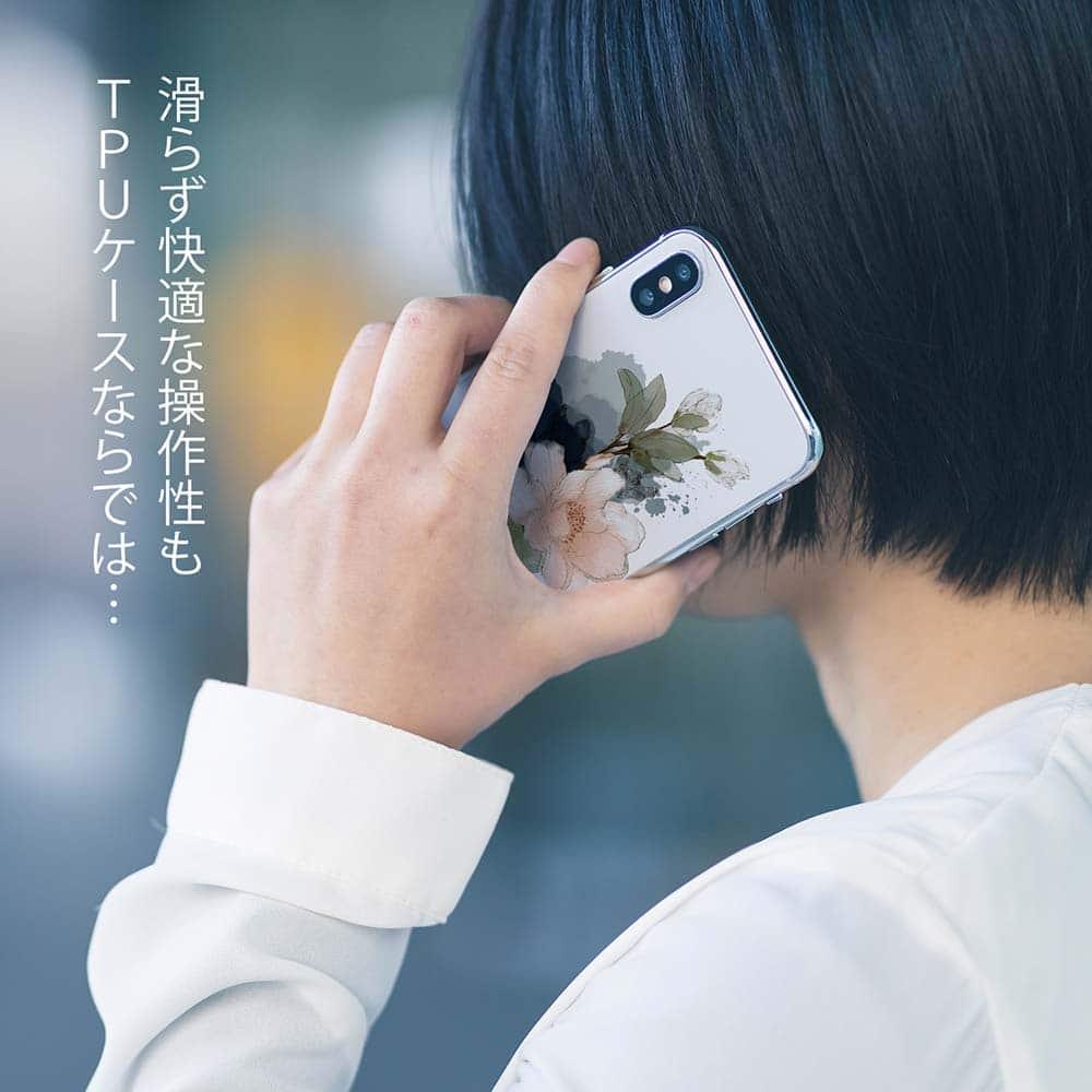 iPhone17/iPhoneAir/iPhone17Pro 花柄 全機種対応☆TPUケース ニュアンス・パウダーピンク | 7枚目