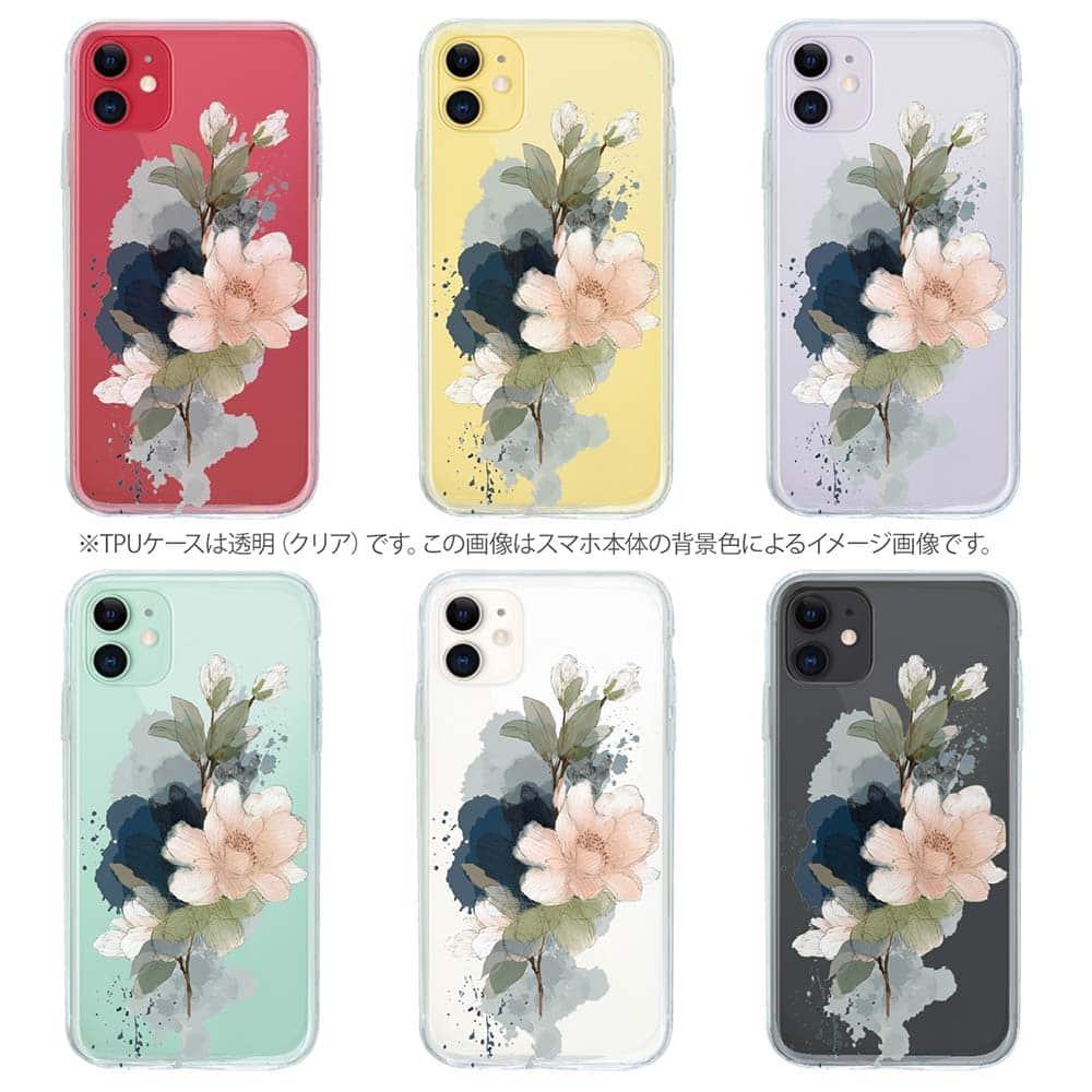 iPhone17/iPhoneAir/iPhone17Pro 花柄 全機種対応☆TPUケース ニュアンス・パウダーピンク | 9枚目