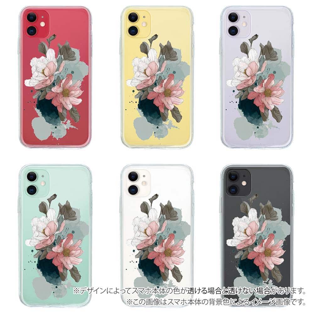 iPhone17/iPhoneAir 花柄 全機種対応☆【インナーシート/デザインシート】 ニュアンス・ピンク | 5枚目