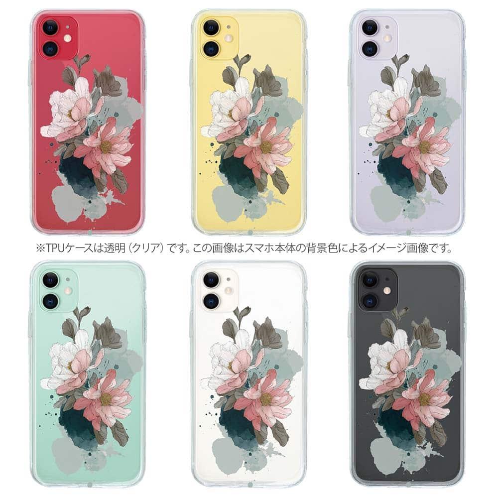 iPhone17/iPhoneAir/iPhone17Pro 花柄 全機種対応☆TPUケース ニュアンス・ピンク | 9枚目