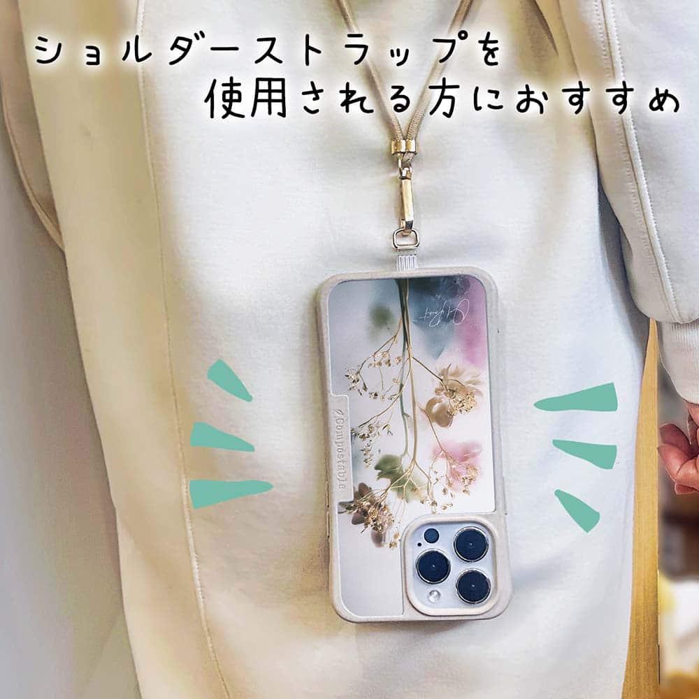 iPhone17/iPhoneAir 花柄 全機種対応☆【インナーシート/デザインシート】 オイルペイント 光の記憶 | 9枚目