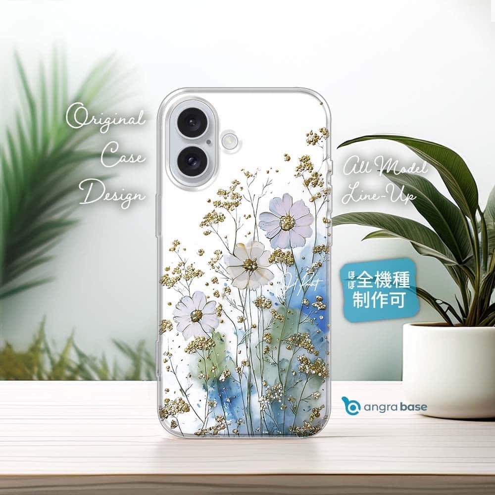 iPhone17/iPhoneAir/iPhone17Pro 花柄 全機種対応☆TPUケース オイルペイント 色彩の戯れ