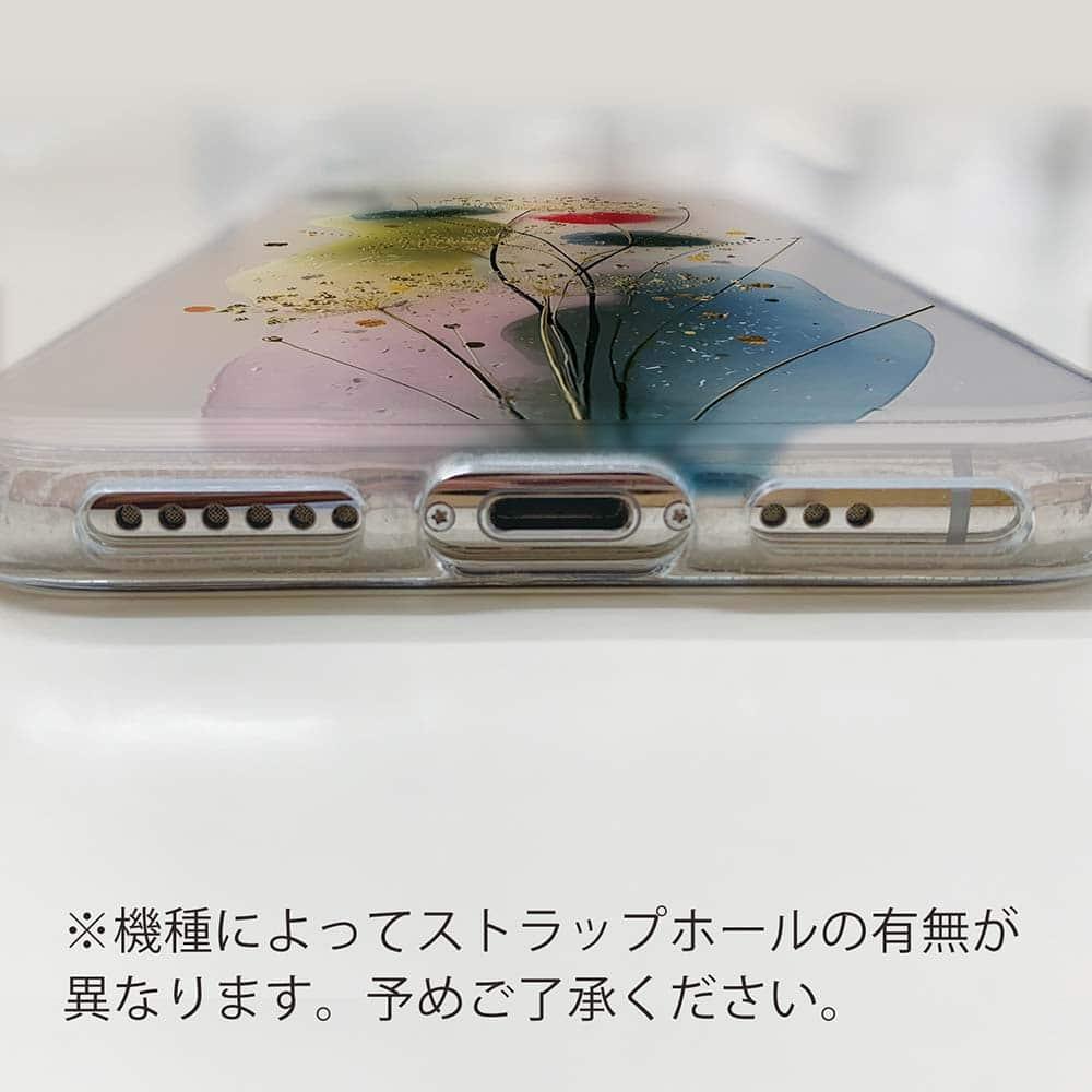 iPhone17/iPhoneAir 花柄 全機種対応☆TPUケース オイルペイント 金糸のスピカ | 6枚目