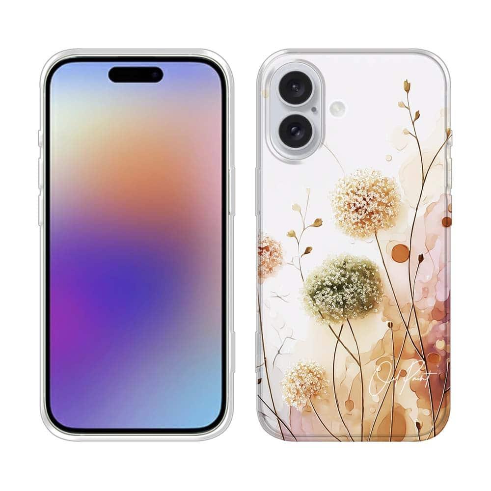 iPhone17/iPhoneAir/iPhone17Pro 花柄 全機種対応☆TPUケース 秋色の綿毛 | 2枚目