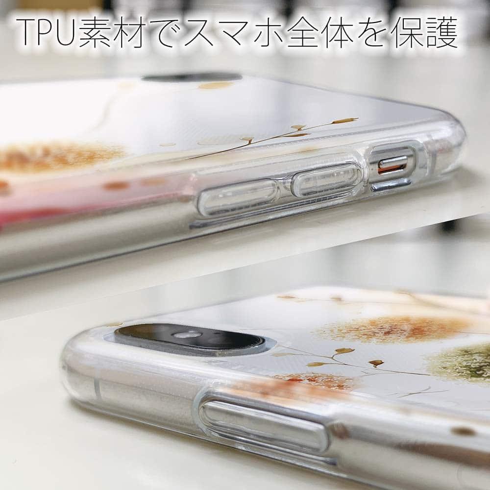 iPhone17/iPhoneAir/iPhone17Pro 花柄 全機種対応☆TPUケース 秋色の綿毛 | 5枚目