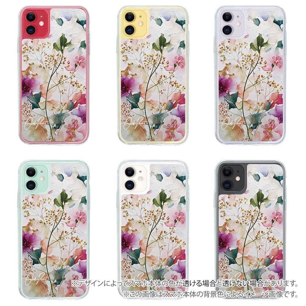 iPhone17/iPhoneAir 花柄 全機種対応☆【インナーシート/デザインシート】 マゼンタの奔流 | 5枚目