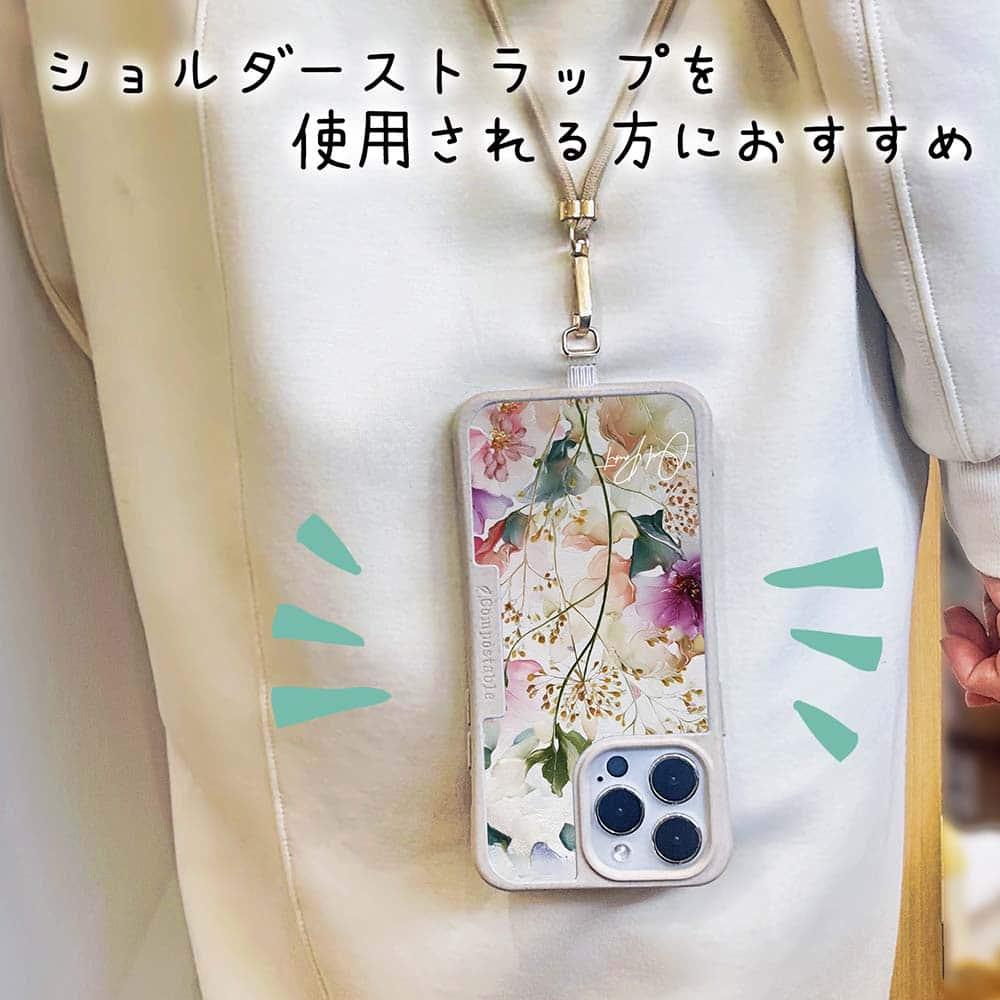 iPhone17/iPhoneAir 花柄 全機種対応☆【インナーシート/デザインシート】 マゼンタの奔流 | 9枚目