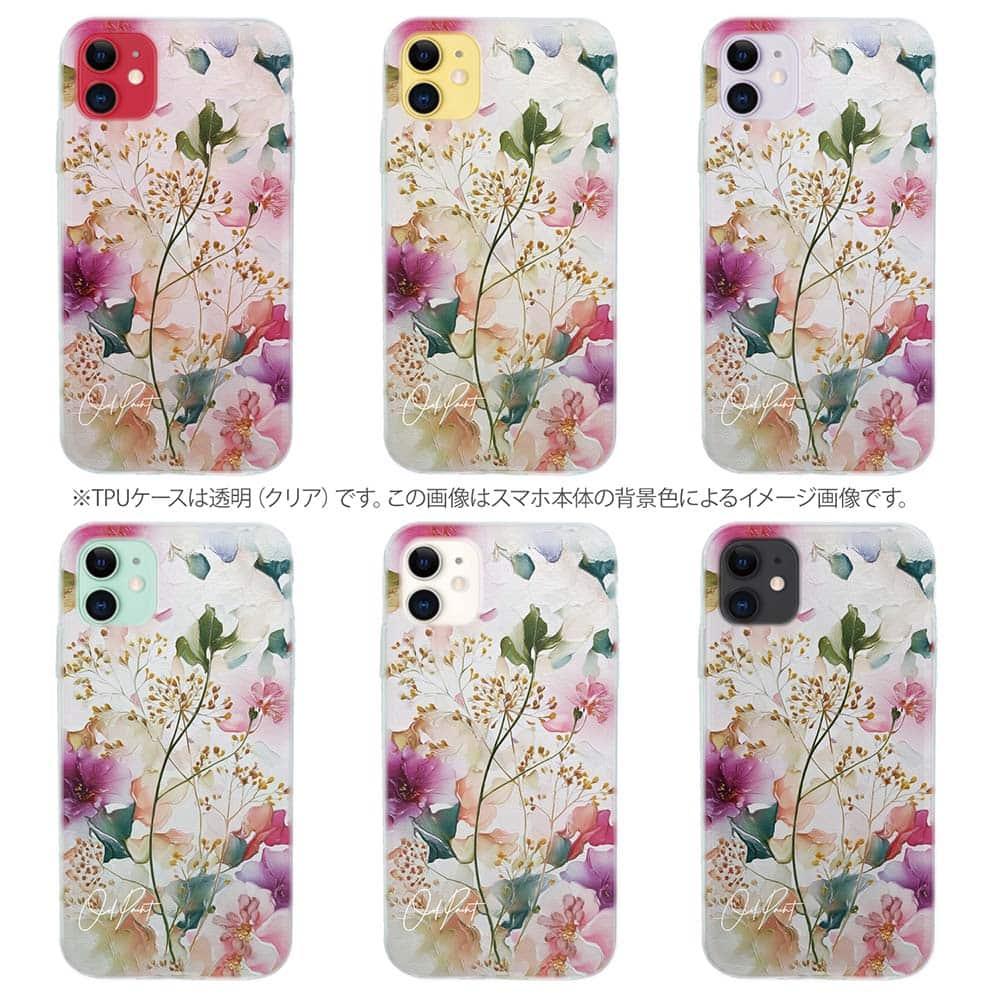 iPhone17/iPhoneAir/iPhone17Pro 花柄 全機種対応☆TPUケース マゼンタの奔流 | 9枚目