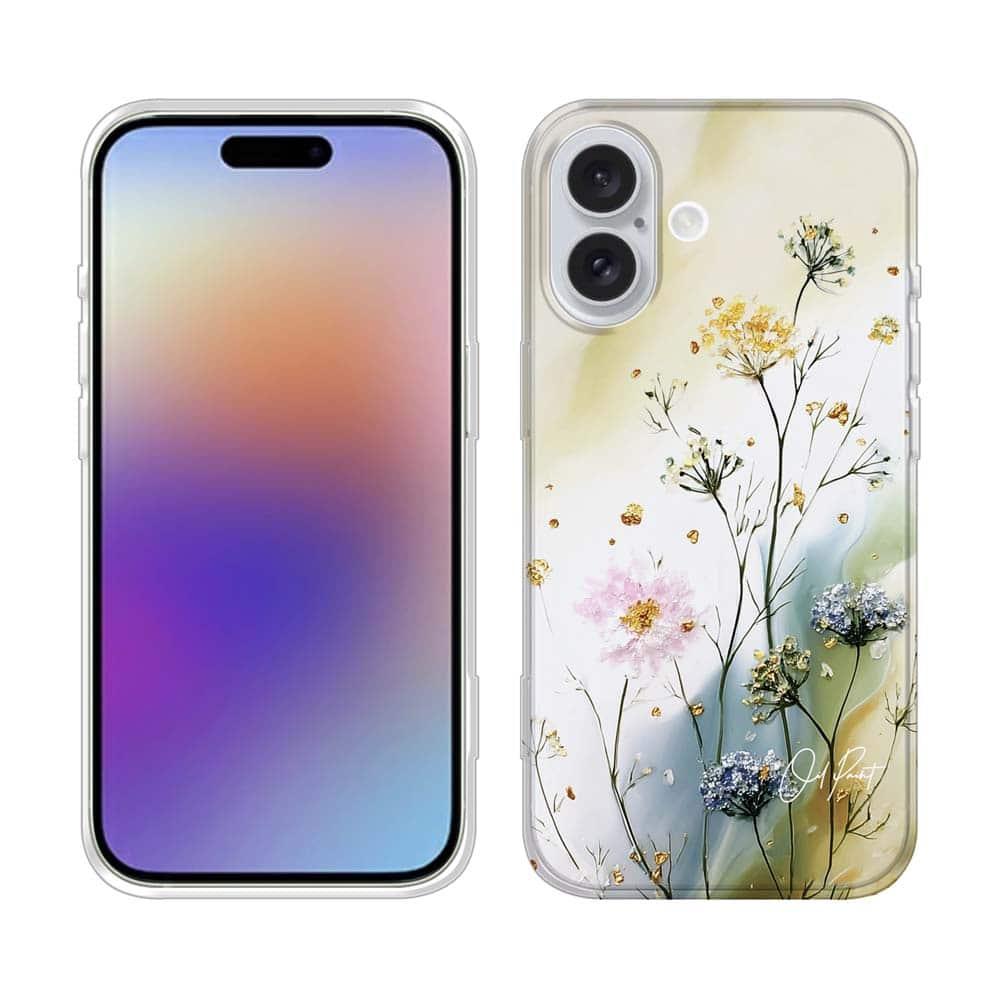 iPhone17/iPhoneAir/iPhone17Pro 花柄 全機種対応☆TPUケース ゴールド・ミストの調べ | 2枚目