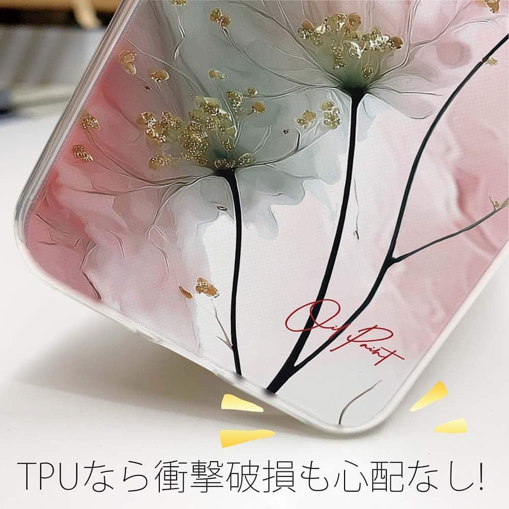 iPhone17/iPhoneAir/iPhone17Pro 花柄 全機種対応☆TPUケース グラスペイント 春の息吹 | 4枚目