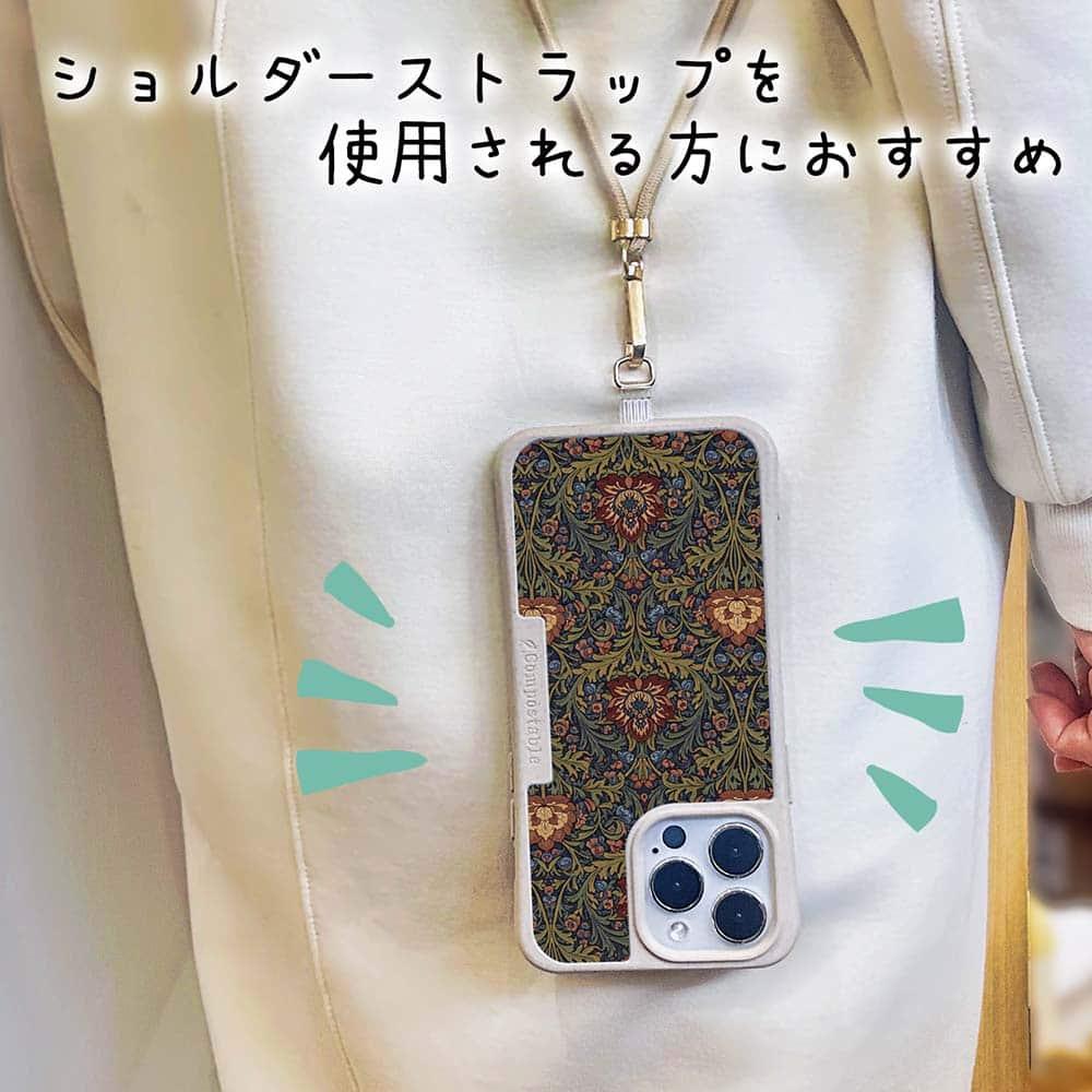 iPhone17 花柄 全機種対応☆【インナーシート/デザインシート】 リバティの大花柄風 アンジェリカ・ガーラ | 9枚目