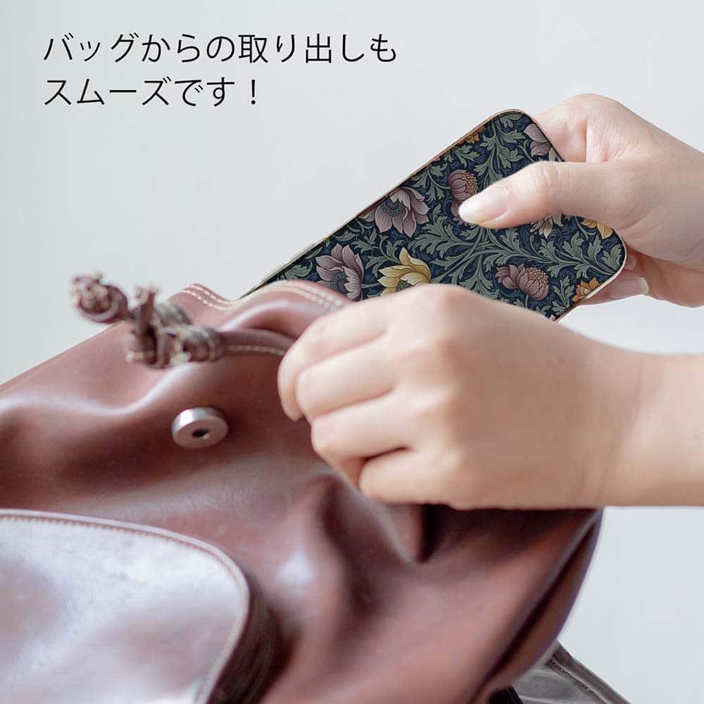 iPhone17/iPhoneAir 花柄 全機種対応☆TPUケース リバティの大花柄風 スモール・スザンナ | 8枚目