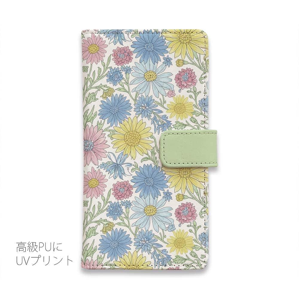 iPhone17/iPhoneAir/iPhone17Pro  全機種対応☆手帳型 パステルブーケ | 3枚目