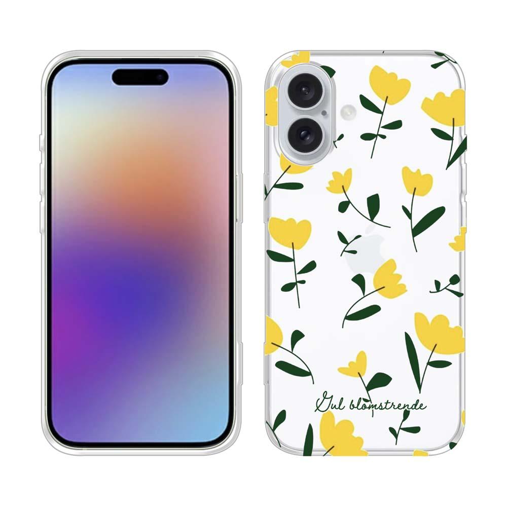 iPhone17/iPhoneAir/iPhone17Pro 花柄 全機種対応☆TPUケース 北欧の黄色の花 | 2枚目