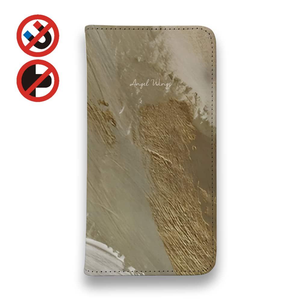 iPhone17/iPhoneAir/iPhone17Pro 花柄 全機種対応☆手帳型ベルトなし Angel Wings | 2枚目