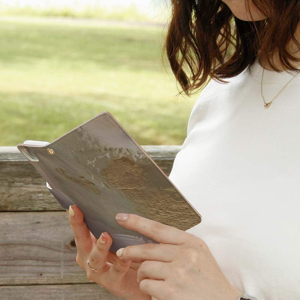 iPhone17/iPhoneAir/iPhone17Pro  全機種対応☆手帳型 Angel Wings | 9枚目