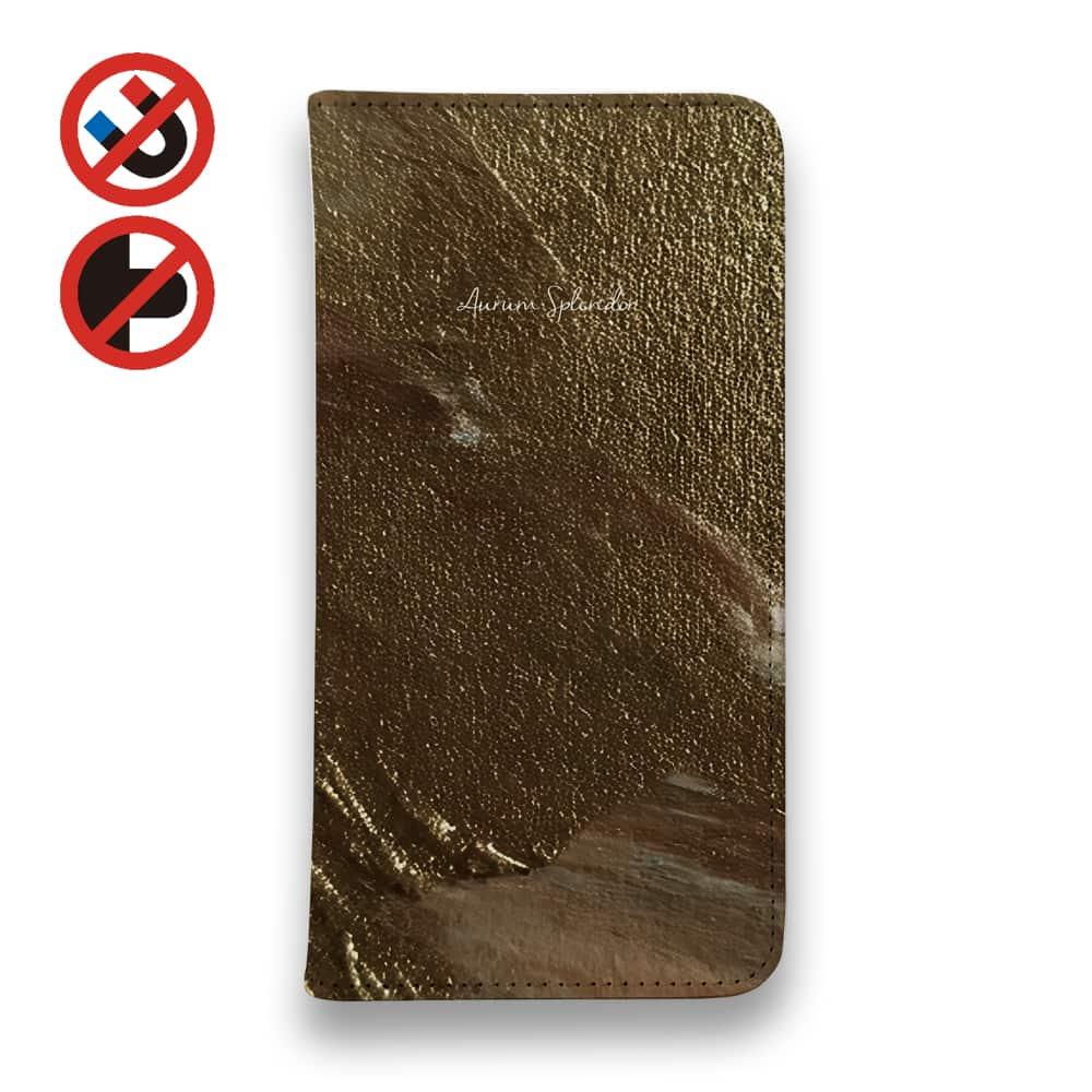 iPhone17/iPhoneAir 花柄 全機種対応☆手帳型ベルトなし Aurum Splendor | 2枚目