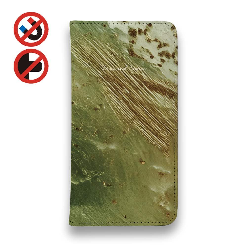 iPhone17/iPhoneAir 花柄 全機種対応☆手帳型ベルトなし Moss and Bronze | 2枚目