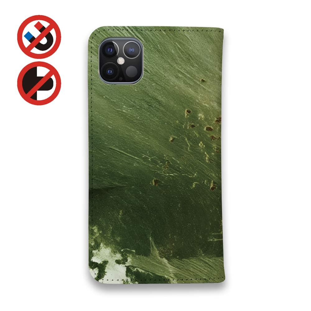 iPhone17/iPhoneAir 花柄 全機種対応☆手帳型ベルトなし Moss and Bronze | 3枚目