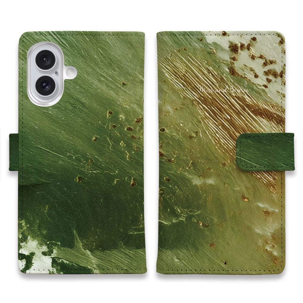iPhone17/iPhoneAir/iPhone17Pro  全機種対応☆手帳型 Moss and Bronze | 2枚目